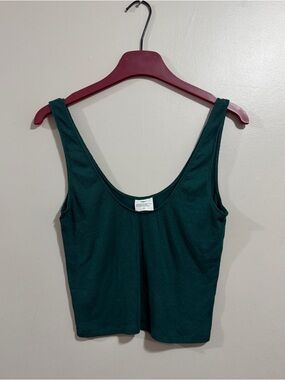 Parade Dark Green Scoop Neck Tank Top Woman’s Size Medium